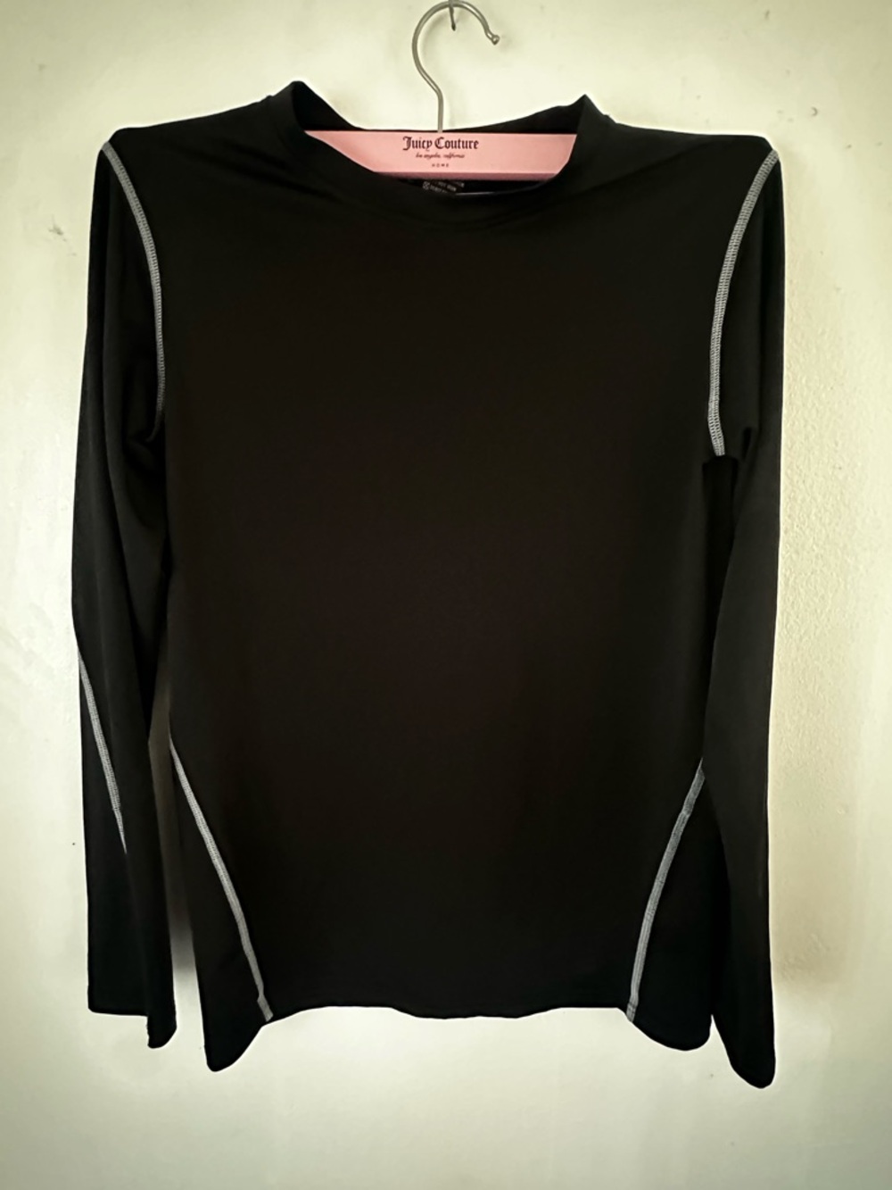 Long Sleeve Top with Contrast Stitching